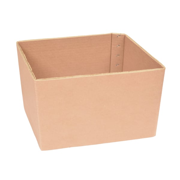 Jones Stephens 12in. L x 8in. W x 8-1/2in. D Cardboard Tub Box, Wax Coated T40003 - main